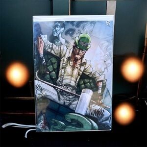The Riddler Art Print Signed By Eddie Nunez